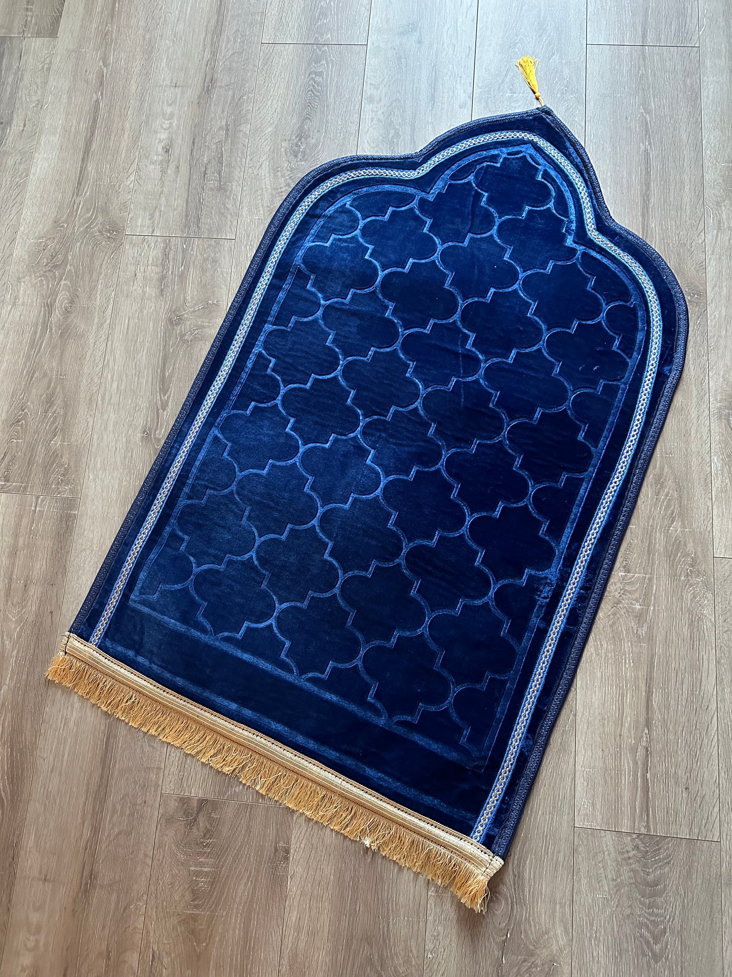 Tapis de prière personnalisé en velour