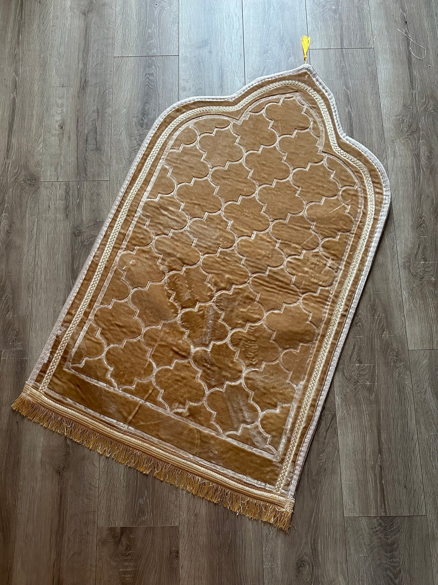 Tapis de prière personnalisé en velour